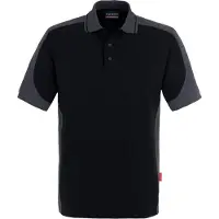 Hakro Poloshirt Contrast #839 Gr. S schwarz