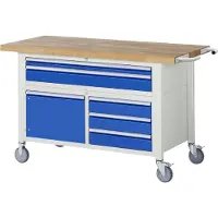 RAU Fahrbare Werkbank Modell 8922 BxTxH 1500x700x880mm