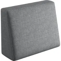 Sunnypillow Palettenkissen mit abnehmbarem Bezug Seitenkissen 60x40x20/10cm Grau