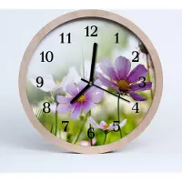 Tulup Holzuhr 20fi cm wanduhr - Wiese Landschaft