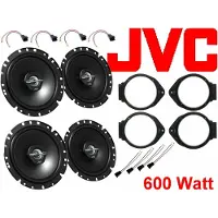 DSX JVC Komplett Lautsprecher Einbau Set Tür vorn hinten passend für Opel Insignia ab 08 600 Watt