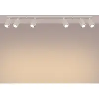 Licht-Erlebnisse Spot Aluminium GU10 verstellbar Creme länglich Modern