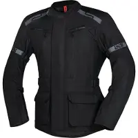 IXS Evans-ST 2.0 Motorrad Textiljacke, schwarz, S
