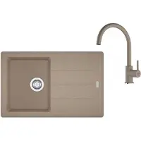 Franke Sets - Küchenset G279KA, Fragranitspüle BFG 611-78 und Armatur FC 6018.424, Kaschmir 114.0700.805