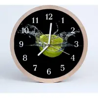 Tulup Holzuhr 20fi cm wanduhr - Zitrone Obst