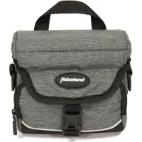Haberland Lenkertasche 2l Mini grau - kompakte Lenkertasche mit KLICKfix-Halt....