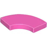 LEGO 2x2 Fliesen Rundecke 27925 - 250 Stück Dunkles Pink