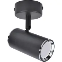 Licht-Erlebnisse Deckenstrahler Aluminium GU10 verstellbar Schwarz Deckenspot
