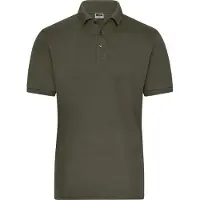 James & nicholson Polo aus weichem Elastic-Piqué olive, Gr. L