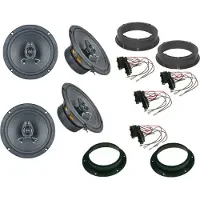 DSX Ground Zero Boxen Set für VW Golf 5 1Km Bj 03-12 Tür vorne hinten 240 Watt