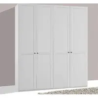 Wimex Kleiderschrank Schrank Schlafzimmerschrank Newport weiß 180cm