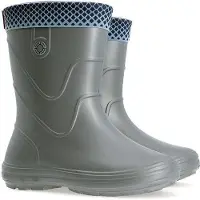 Demar VIBES KINDER GUMMISTIEFEL ISOLIERTE LEICHTE REGENSTIEFEL Größe: 26/27, Herstellerfarbe: Grau
