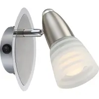 Globo Lighting Globo Caleb Strahler Chrom Nickel matt, 1xE14 LED; 54536-1