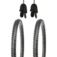 Resul 2x 26x1.95 Zoll MTB Reifen 53-559 inkl. 2x Schlauch DV