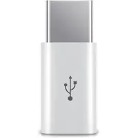 NAUC Micro USB Adapter auf USB C Typ C Stecker wandelt USB 2.0 Typ B zu USB 3.1 Typ C, Farben:Weiss, Stückzahl:10 Stück