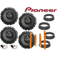 DSX Pioneer für VW Golf 6 VI 08-12 Lautsprecher Set Tür Vorn Hinten +Ausbau Werkzeug 600 Watt