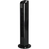 JUNG Turmventilator TVE22 Ventilator 76cm Turmventilator Ventilatoren, 75° Oszillation, Standventilator, 50W Turmlüfter, bis 40m², leise, Ventilatorn