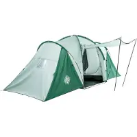 GOGLAND "Big Camping" Campingzelt | Wasserdicht, UV-Schutz 50+ | Für 5-6 Personen | 2 Schlafkabinen & Flur | Groß & robust | Inkl. Tragetasche | GL-21