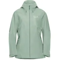 Jack Wolfskin Damen Flextrail 2L Regenjacke green zinnia S