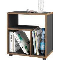 VCM Holz Beistelltisch | Couchtisch schlicht | Maße H. 55 x B. 50 x T. 30 cm | Nachttisch | Kaffeetisch - Zeito