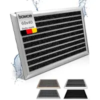 Bomoe AluGant D Alu-Fußmatte 50x80cm Silber