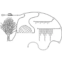 Best Season System 24 "LED-Main Stem Cabel 15 m - Extra" 5 Anschlüsse, für den Außenbereich, 490-10