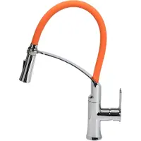 TRIZERATOP Küchenarmatur Flexible 2, orange, Wasserhahn, Spültischarmatur, Mischbatterie