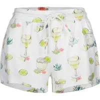 Pj Salvage Damen Pyjamashorts Limes & Sunshine - off-white - Größe M
