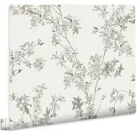Laura Ashley Vliestapete "Forstyhia" gemustert FSC zertifiziert, mit lebhaftem Druck, 10 Meter Länge