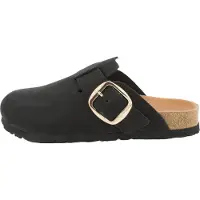 Piece of Mind Comfort Clogs Ergonomisches Fußbett, pflanzlich gegerbtes Nubuk Leder, Äußerst bequemes Laufen