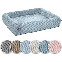 Sabro KUDDE Orthopädisches Hundebett – Hochwertiger Cordbezug – Waschbar & Wasserabweisend – Ergonomisch – Premium Haustierzubehör