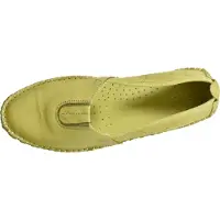 Andrea conti Damen Slipper Mokassin aus sehr weichem Leder 1887801, Größe:42 EU, Farbe:Grün