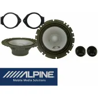 DSX Alpine passend für Opel Astra J K ab 2009 Lautsprecher Einbau Set Tür 2Wege 16,5cm 280 Watt