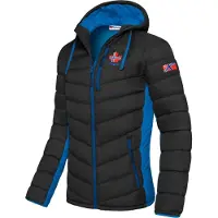 Nebulus Winterjacke MERIK Herren, warme Outdoorjacke, praktische & vielseitige Übergangs- & Winterjacke, P4916 - Herren, schwarz-kobalt, S
