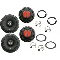 DSX JBL Einbauset für Ford S-Max WA6 Bj 04-15 Lautsprecher Tür Vorne hinten 700 W