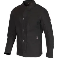 Merlin Broughton Organic D3O Schwarz Motorradhemd Größe 3XL