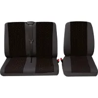 Petex Sitzbezug-Set Profi 1 Rot, Anthrazit Einzel-/Doppelsitz (30071912)
