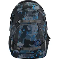 Coocazoo Schulrucksack Mate School Backpack Blue Craft grau