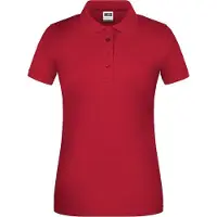 James & nicholson Pflegeleichtes und strapazierfähiges Polo red, Gr. M