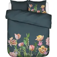 Essenza Bettwäsche Eloise Slate Grey Bio-Baumwollsatin-135 x 200 cm