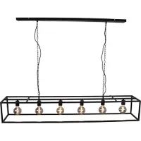 Urban Interiors Hängelampe Frame XL Schwarz 160cm