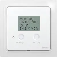 Eltako BUTH55ED/12V DC-am Bus-Uhren-Thermo-Hygrostat Aufputz