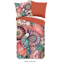Muller Textil Duvet cover HIP 155x220 + 1* 80x80 cm - mandalas and a peacock