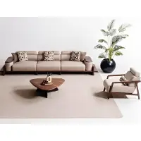 AEA Moderne Wohnzimmer Sitzgarnitur r 4-Sitzer Edler Sessel 2tlg