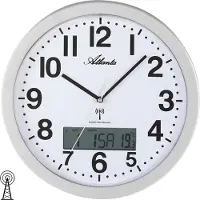 Atlanta Wanduhr, Funk, Ø 30 cm, 4380-19