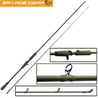 Savage Gear SG4 Crank & Vib Specialist 230cm 12-32g - Baitcaster Rute