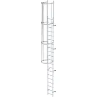 MUNK Günzburger Steigtechnik MUNK ortsfeste Steigleitern Aluminium, 5,60m SH