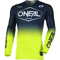 O'Neal Oneal Mayhem Hexx Motocross Jersey, blau/neon-gelb, L