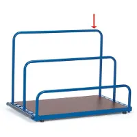 Fetra Einsteckbügel für Plattenwagen 4465/4465-1 - Höhe: 900 mm