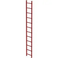 MUNK Günzburger Steigtechnik MUNK Schachtleiter aus GFK 400mm breit 12 Sprossen 3,36m lang